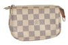Authentic Louis Vuitton Damier Azur Mini Pochette Accessoires N58010 Pouch 4388K