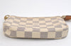 Authentic Louis Vuitton Damier Azur Mini Pochette Accessoires N58010 Pouch 4388K