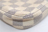 Authentic Louis Vuitton Damier Azur Mini Pochette Accessoires N58010 Pouch 4388K