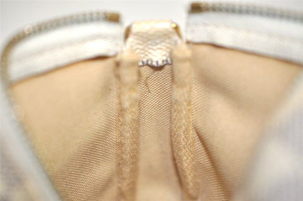 Authentic Louis Vuitton Damier Azur Mini Pochette Accessoires N58010 Pouch 4388K