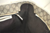 Authentic GUCCI Vintage Shoulder Tote Bag GG PVC Leather 211137 Brown 4390K