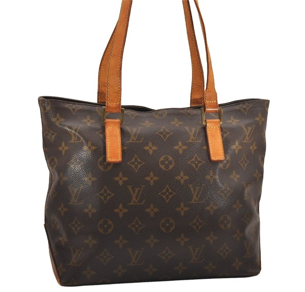 Authentic Louis Vuitton Monogram Cabas Piano Shoulder Tote Bag M51148 LV 4391J