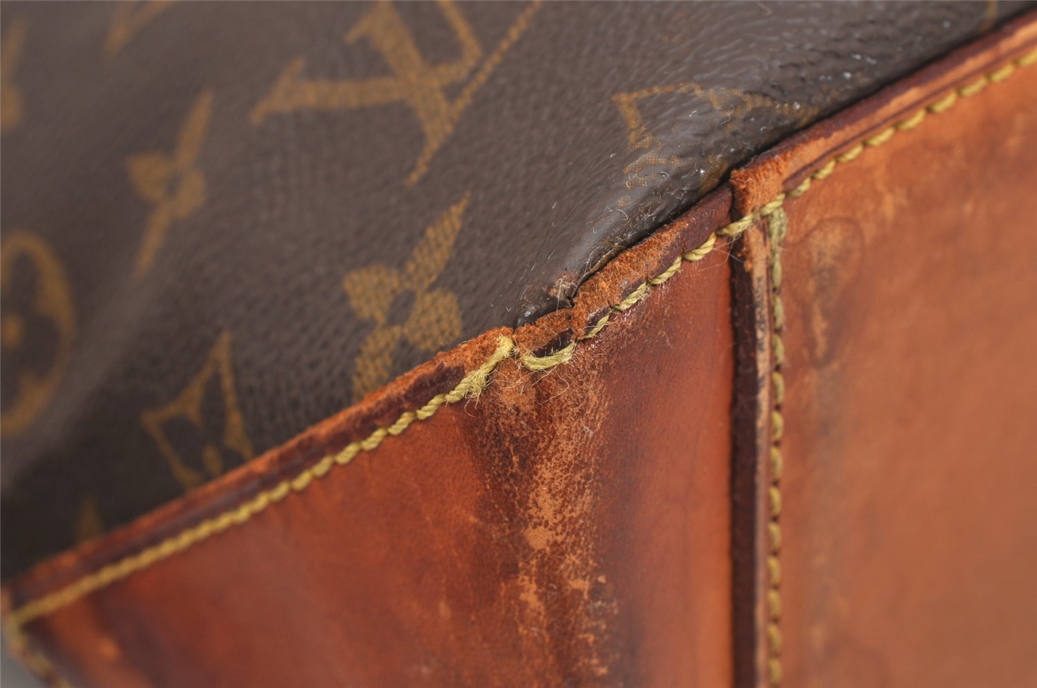 Authentic Louis Vuitton Monogram Cabas Piano Shoulder Tote Bag M51148 LV 4391J