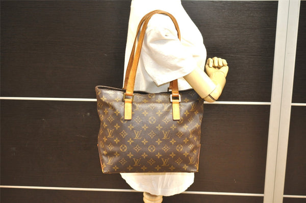 Authentic Louis Vuitton Monogram Cabas Piano Shoulder Tote Bag M51148 LV 4391J