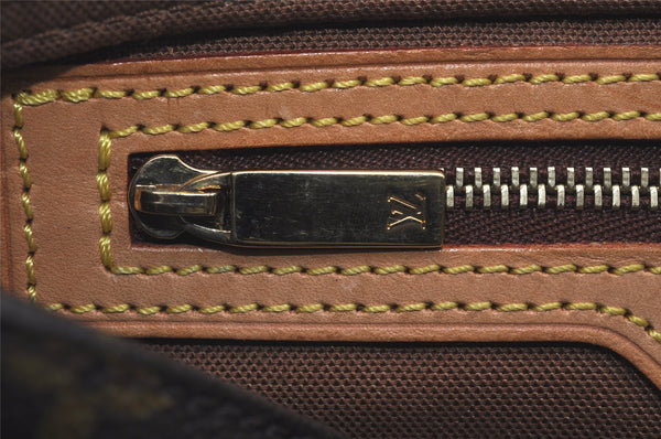 Authentic Louis Vuitton Monogram Trotteur Shoulder Cross Bag M51240 LV 4392I