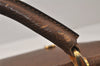 Authentic GUCCI Vintage 2Way Hand Shoulder Bag Purse Leather Brown 4392K