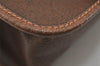 Authentic GUCCI Vintage 2Way Hand Shoulder Bag Purse Leather Brown 4392K