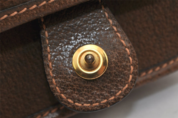 Authentic GUCCI Vintage 2Way Hand Shoulder Bag Purse Leather Brown 4392K