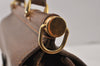 Authentic GUCCI Vintage 2Way Hand Shoulder Bag Purse Leather Brown 4392K
