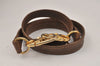 Authentic GUCCI Vintage 2Way Hand Shoulder Bag Purse Leather Brown 4392K