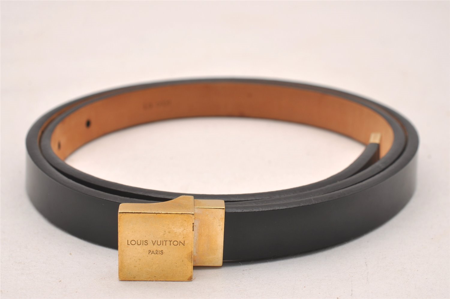 Auth Louis Vuitton Monogram Ceinture Carre 27-30.9