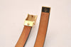 Auth Louis Vuitton Monogram Ceinture Carre 27-30.9" M6805 Leather Belt 4393J