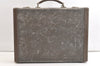 Authentic FENDI Zucchino Trunk Case Hand Bag Suede Leather Brown Junk 4398K