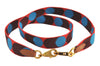 Authentic HERMES Shoulder Strap Flipper Ball Canvas Leather 36.8"" Red Blue 4398M