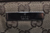 Authentic GUCCI Vintage Hand Bag Pouch Purse GG Canvas Leather 07198 Brown 4401J