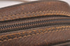 Authentic GUCCI Web Sherry Line Shoulder Cross Bag GG PVC Leather Brown 4402J