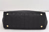 Authentic CHANEL New Travel Line Shoulder Tote Bag Nylon Leather Black 4403J