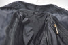 Authentic CHANEL New Travel Line Shoulder Tote Bag Nylon Leather Black 4403J
