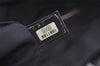 Authentic CHANEL New Travel Line Shoulder Tote Bag Nylon Leather Black 4403J