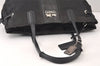 Authentic COACH Signature Shoulder Tote Bag Canvas Leather 18967 Black 4403K