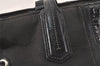 Authentic COACH Signature Shoulder Tote Bag Canvas Leather 18967 Black 4403K