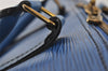 Authentic Louis Vuitton Epi Keepall 50 Boston Travel Bag Blue M42965 LV 4405I