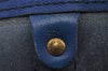 Authentic Louis Vuitton Epi Keepall 50 Boston Travel Bag Blue M42965 LV 4405I