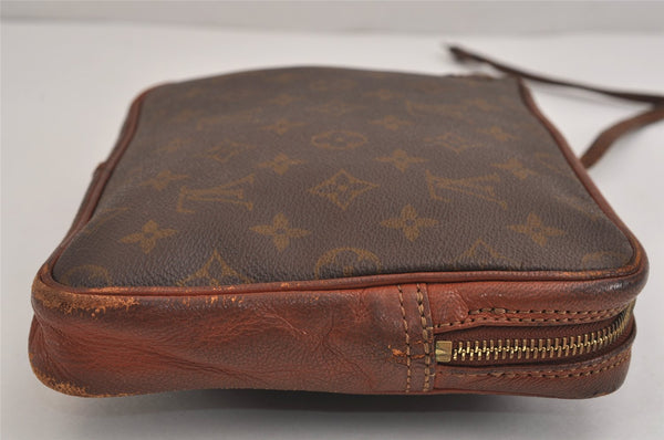 Authentic Louis Vuitton Monogram Pochette Sport Clutch Hand Bag Old Model 4405J