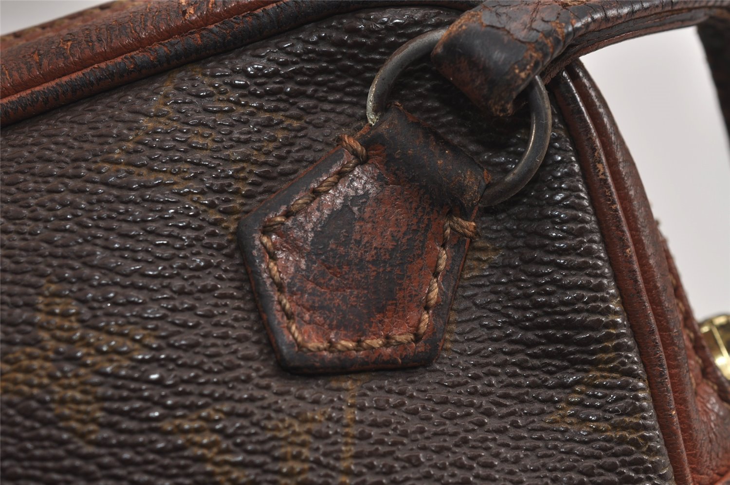 Authentic Louis Vuitton Monogram Pochette Sport Clutch Hand Bag Old Model 4405J