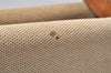 Authentic HERMES Cabag PM 2Way Shoulder Hand Tote Bag Canvas Leather Beige 4407J