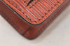 Auth Louis Vuitton Epi Pochette Sellier Dragonne Clutch Bag M52613 Brown 4409K