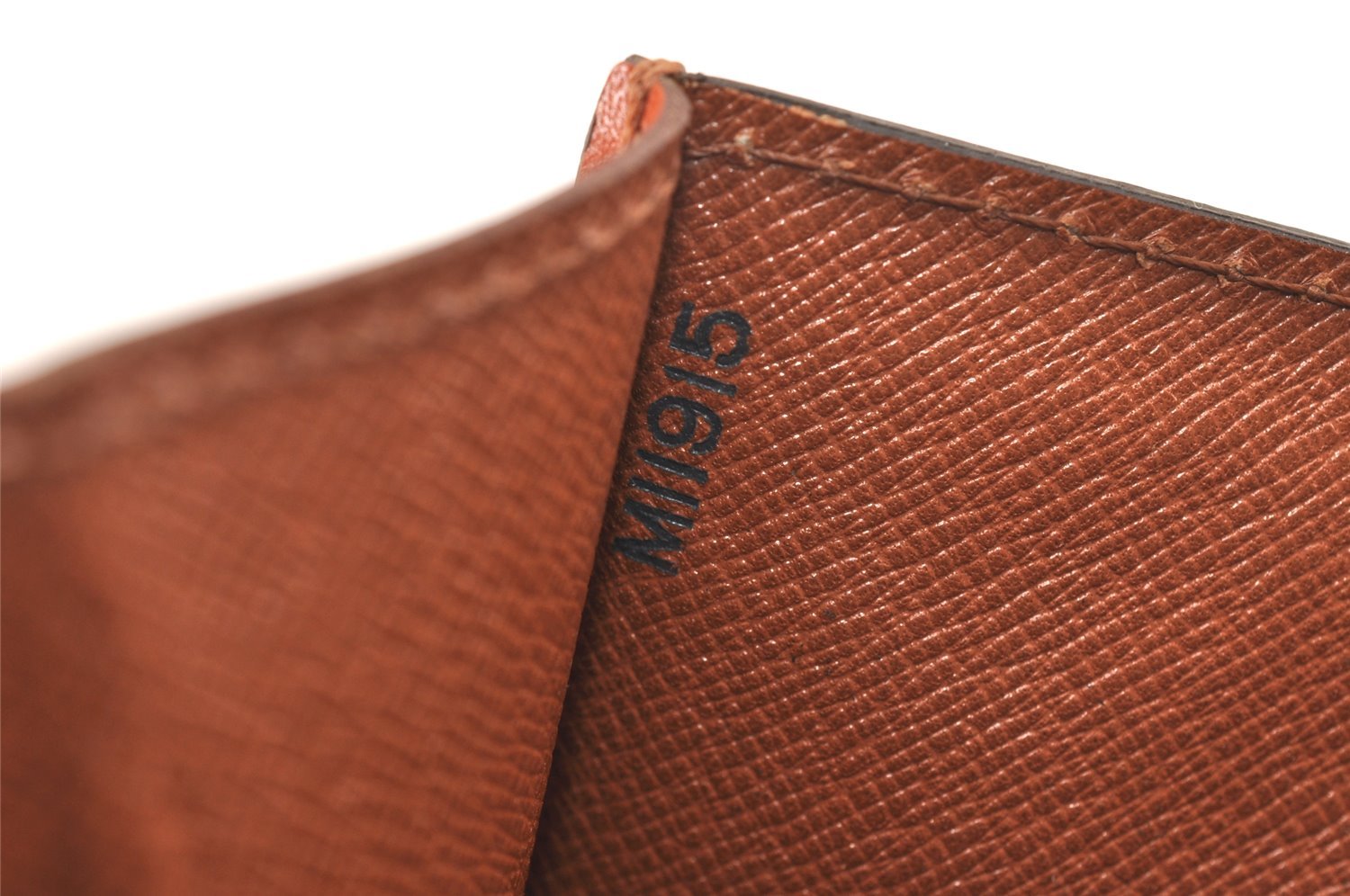 Auth Louis Vuitton Epi Pochette Sellier Dragonne Clutch Bag M52613 Brown 4409K