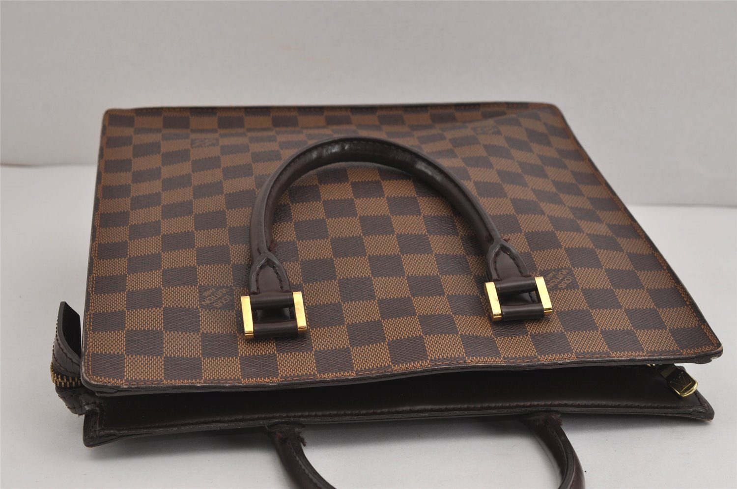 Authentic Louis Vuitton Damier Venice Tote Hand Bag N51145 LV 4410J