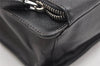 Authentic PRADA SaffianoTravel Leather Briefcase Business Bag VR0023 Black 4410K