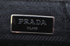 Authentic PRADA SaffianoTravel Leather Briefcase Business Bag VR0023 Black 4410K