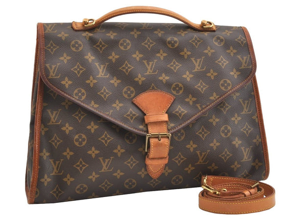 Authentic Louis Vuitton Monogram Beverly 41 M51121 2Way Shoulder Hand Bag 4411J
