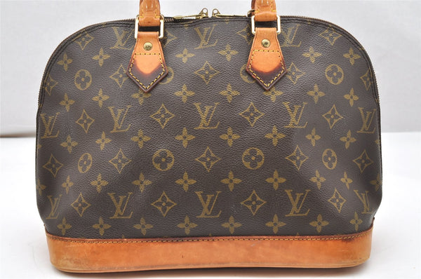 Authentic Louis Vuitton Monogram Alma Hand Bag Purse M51130 LV 4411K