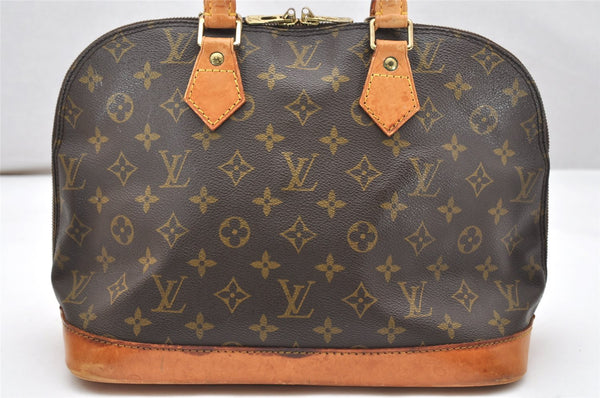 Authentic Louis Vuitton Monogram Alma Hand Bag Purse M51130 LV 4411K