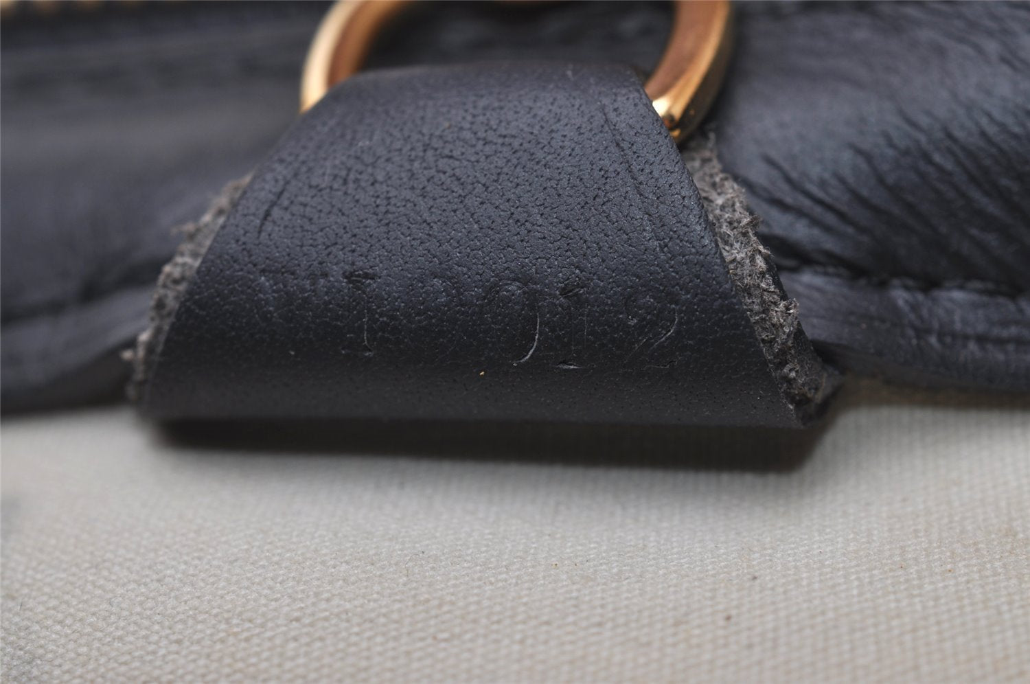 Authentic Louis Vuitton Monogram Mini Josephine GM Hand Bag Blue M92211 LV 4412I