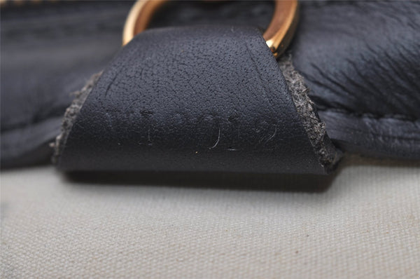 Authentic Louis Vuitton Monogram Mini Josephine GM Hand Bag Blue M92211 LV 4412I