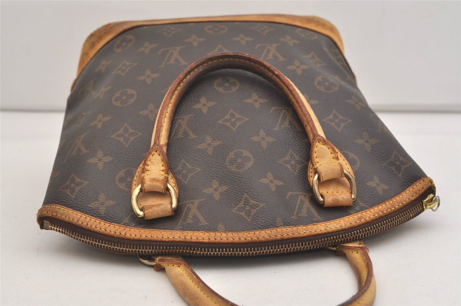 Authentic Louis Vuitton Monogram Lockit Hand Tote Bag Purse M40102 LV 4412J