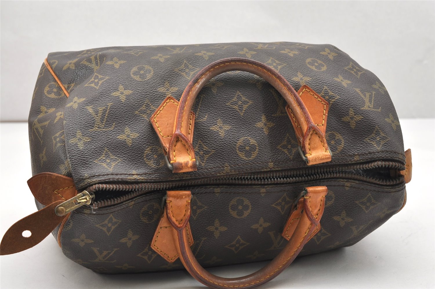 Authentic Louis Vuitton Monogram Speedy 30 Hand Boston Bag M41526 LV Junk 4412K