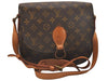 Authentic Louis Vuitton Monogram Saint Cloud GM M51242 Shoulder Cross Bag 4413J