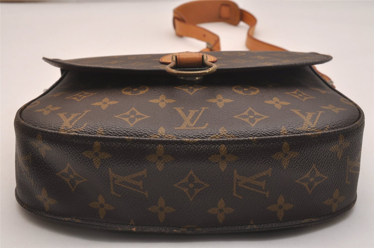 Authentic Louis Vuitton Monogram Saint Cloud GM M51242 Shoulder Cross Bag 4413J