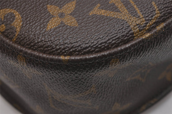 Authentic Louis Vuitton Monogram Saint Cloud GM M51242 Shoulder Cross Bag 4413J