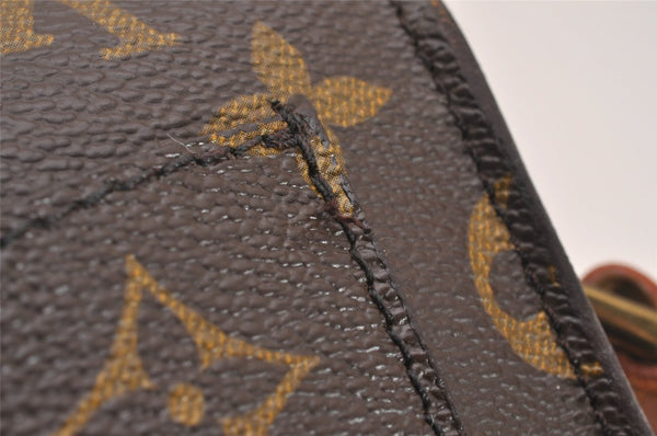 Authentic Louis Vuitton Monogram Saint Cloud GM M51242 Shoulder Cross Bag 4413J