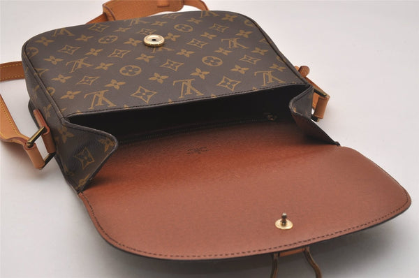 Authentic Louis Vuitton Monogram Saint Cloud GM M51242 Shoulder Cross Bag 4413J