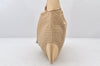 Authentic GUCCI Kandinsky Shoulder Hand Bag Punching Leather 28628 Beige 4413K