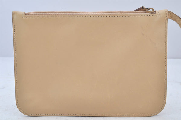 Authentic GUCCI Kandinsky Shoulder Hand Bag Punching Leather 28628 Beige 4413K