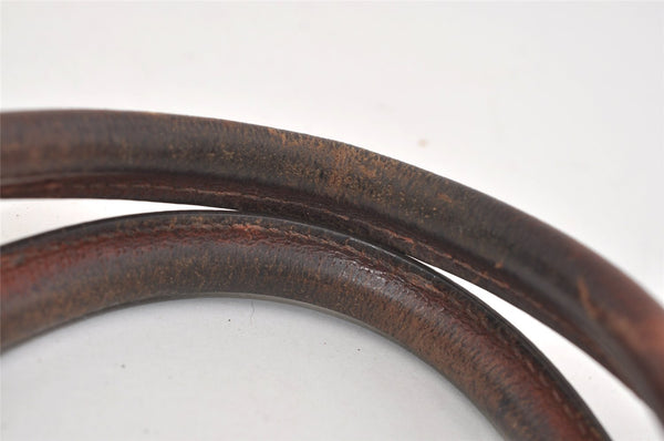 Authentic GUCCI Shoulder Tote Bag GG Canvas Leather 120897 Brown 4414J